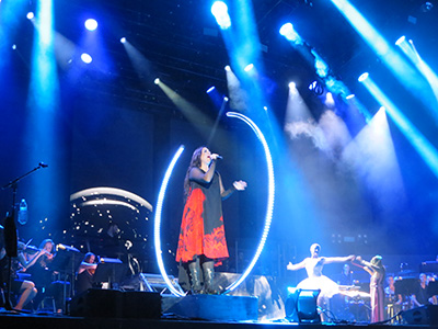 Evanescence and Lindsey Stirling at Coral Sky Amphitheatre in West Palm Beach, Florida on 18 August 2018